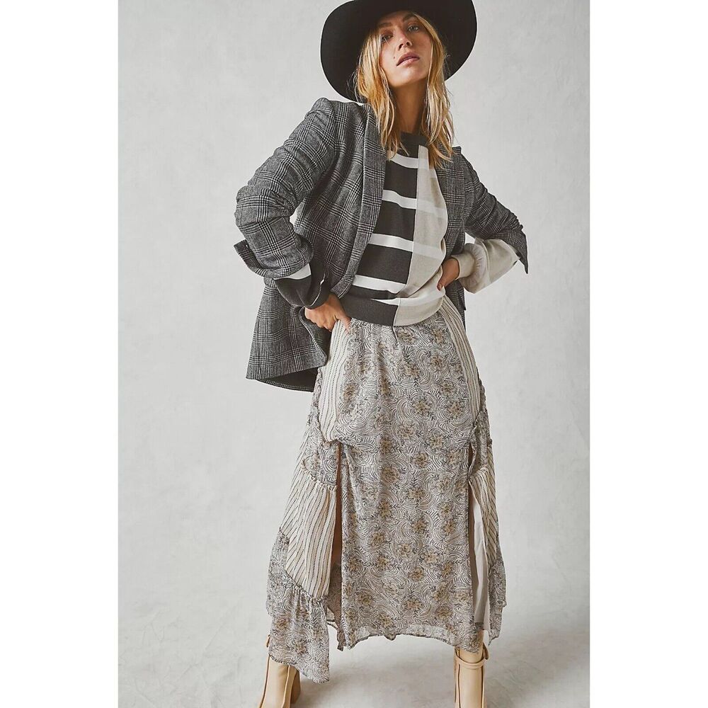 Free People Uptown Stripe Pullover